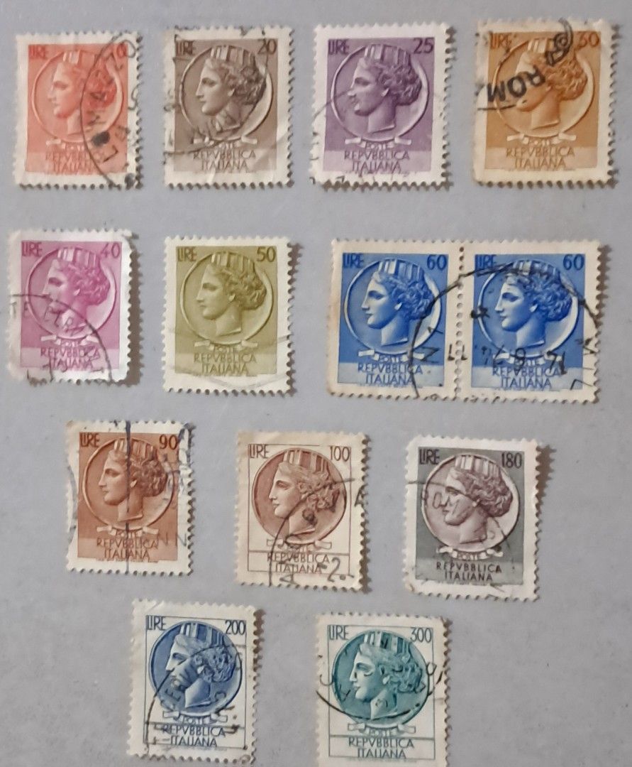 Italian Republic Stamps - Various Denominations, Hobbies &amp; Toys ...