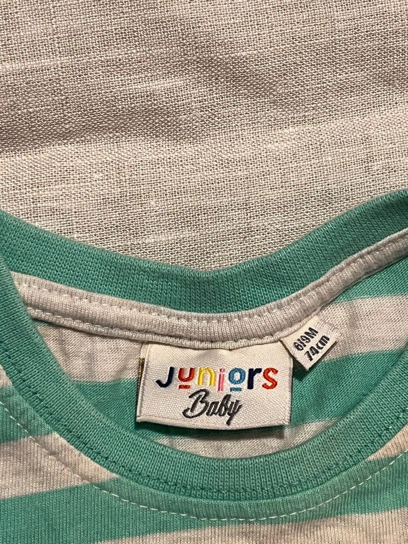 Juniors Long Sleeves Shirt (Category: Babies & Kids Fashion) located in Kuala Lumpur. Submitted by fatensuraya (Listing ID 1383933961, Image 2). Description: Long sleeve shirt Unisex 6 months - 9 months.