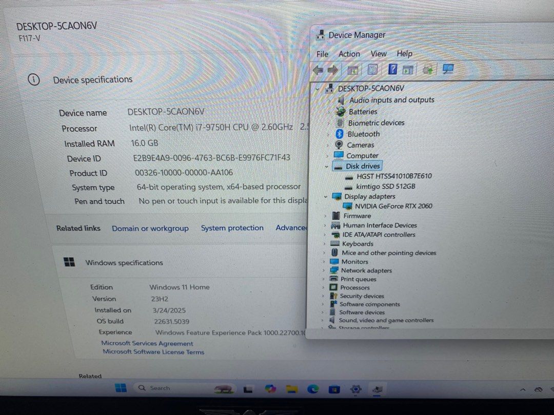 Maverick gaming laptop  rtx 2060 16gb ram 512gb new battery63226707422211112