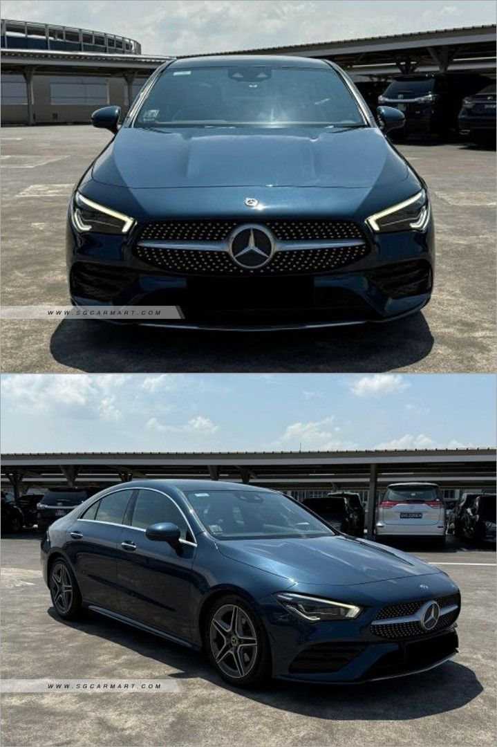 Mercedes-Benz CLA-Class Coupe CLA180 AMG Line Premium Plus (A) (Category: Used Cars) located in Singapore. Submitted by vr00mz (Listing ID 1379907145, Image 2). Description: Mercedes-Benz CLA-Class CLA180 AMG Line Premium Plus Registration Date: 17-Jul-2020 Mileage: 80,000 km 𝗠𝗼𝗻𝘁𝗵𝗹𝘆 𝗜𝗻𝘀𝘁𝗮𝗹𝗹𝗺𝗲𝗻𝘁 𝗳𝗿𝗼𝗺 $1700 𝗭𝗘𝗥0️⃣ 𝗗𝗼𝘄𝗻𝗽𝗮𝘆𝗺𝗲𝗻𝘁 𝗳𝗿𝗼𝗺 $2500 ⭐️ Comprehensive Servicing Packages ⭐️ Pre-Inspected Vehicles ⭐️ Up to 1