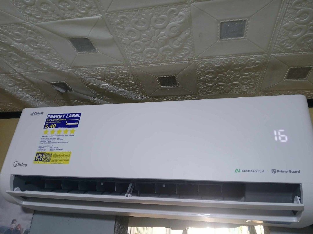 MIDEA CELEST INVERTER SPLIT TYPE AIRCON (Category: Air Conditioning and Heating) located in Quezon City. Submitted by airconph. (Listing ID 1383912443, Image 3). Description: 🚩MIDEA CELEST INVERTER model: ▪️MSCE-10CRFN8 - 1.0HP ▪️MSCE-13CRFN8 - 1.5HP ▪️MSCE-19CRFN8 - 2.0HP ▪️MSCE-22CRFN8 - 2.5HP ▪️MSCE-25CRFN8 - 3.0HP ✅ Brand New and Quality Split Type AC Inverter with FREE INSTALLATION‼️ -FREE Delivery (nearby areas) -FREE Circuit Breaker -FREE