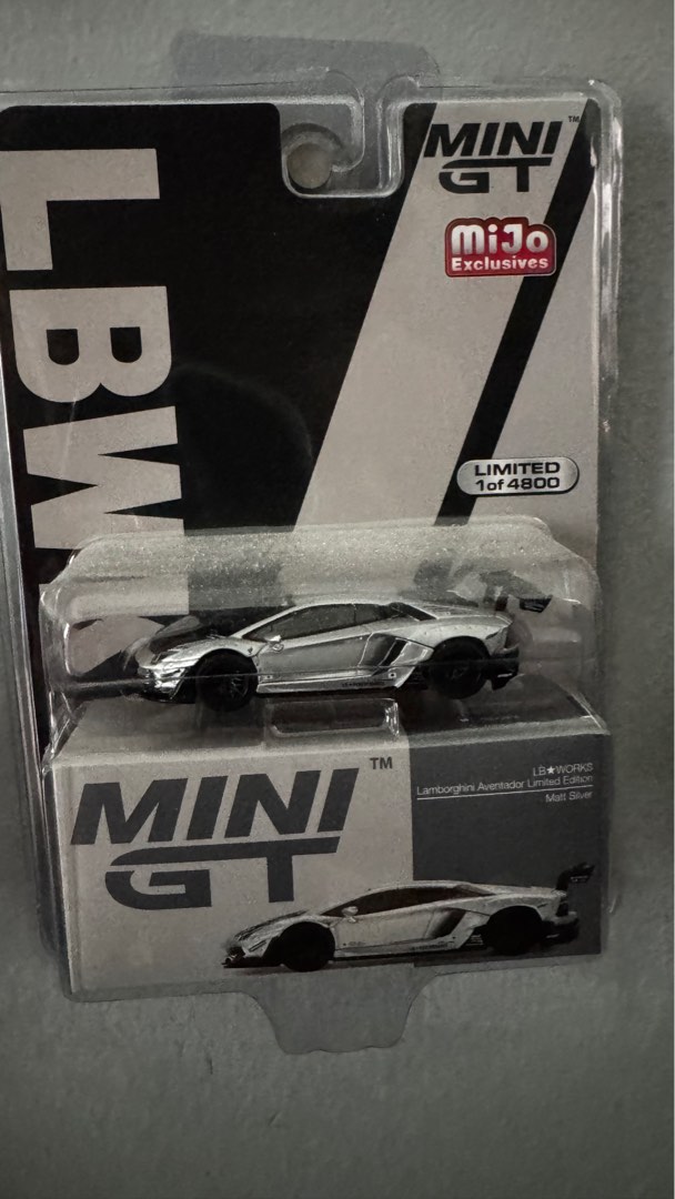 MINI GT 1/64 #449 LB WORKS LAMBORGHINI AVENTADOR LIMITED EDITION MATT ...