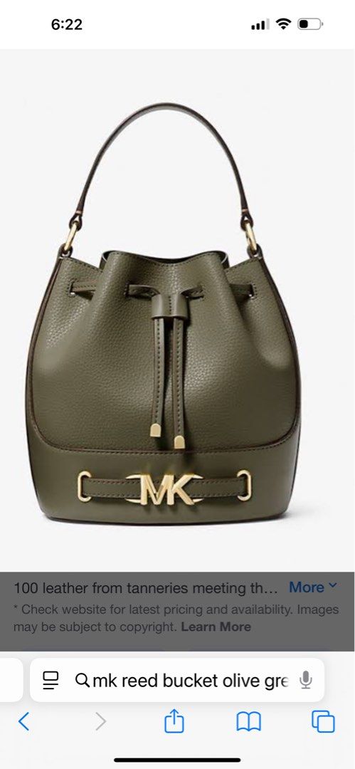 MK Michael Kors Reed bucket (Category: Luxury Bags & Wallets) located in Marikina City. Submitted by eds.online (Listing ID 1383966468, Image 1). Description: Brand new with tag; from US Dimension: 7.5″W X 8.5″H X 5.25″D.