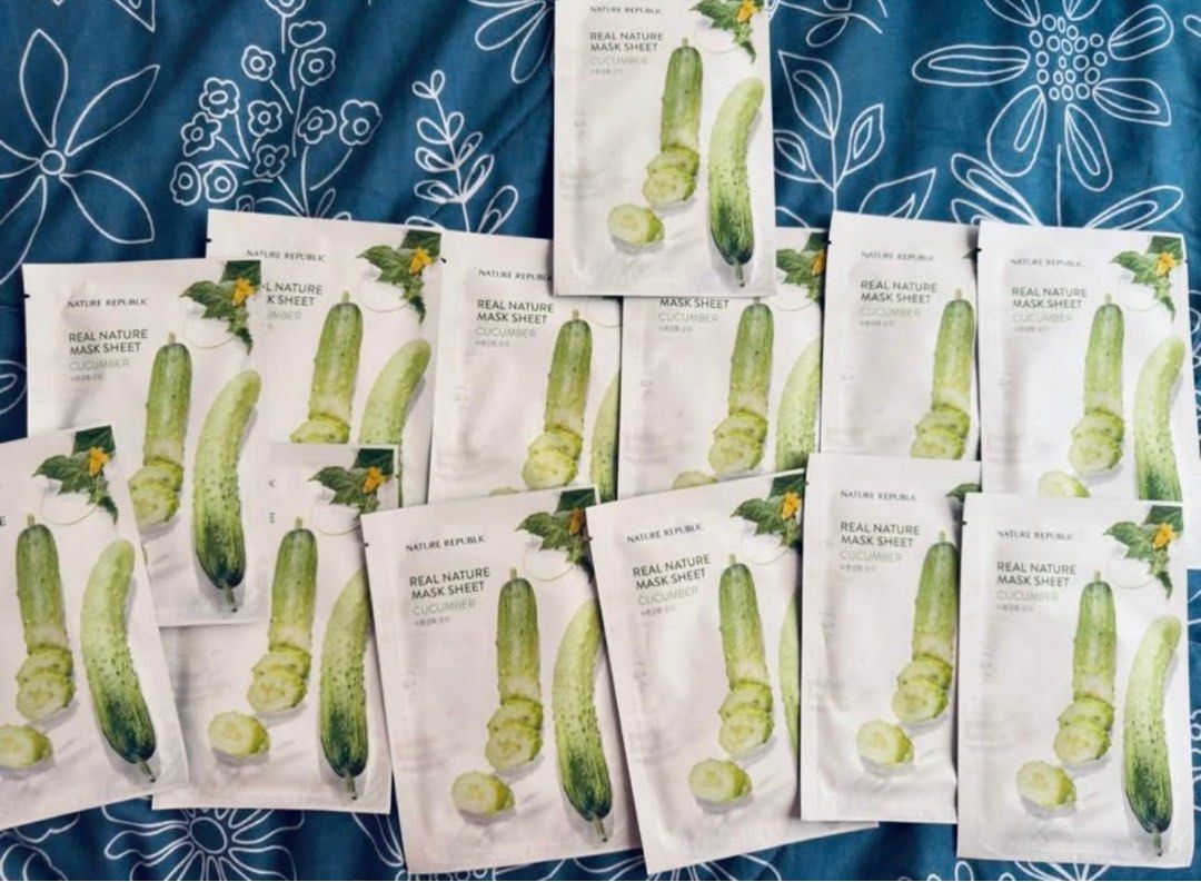 Nature Republic Real Nature Mask Sheet (Category: Face Care) located in San Mateo. Submitted by summerph (Listing ID 1383948379, Image 2). Description: Nature Republic Real Nature Mask Sheet 13 pcs in a box Expiration: Nov 2026 RFS: Decluttering .