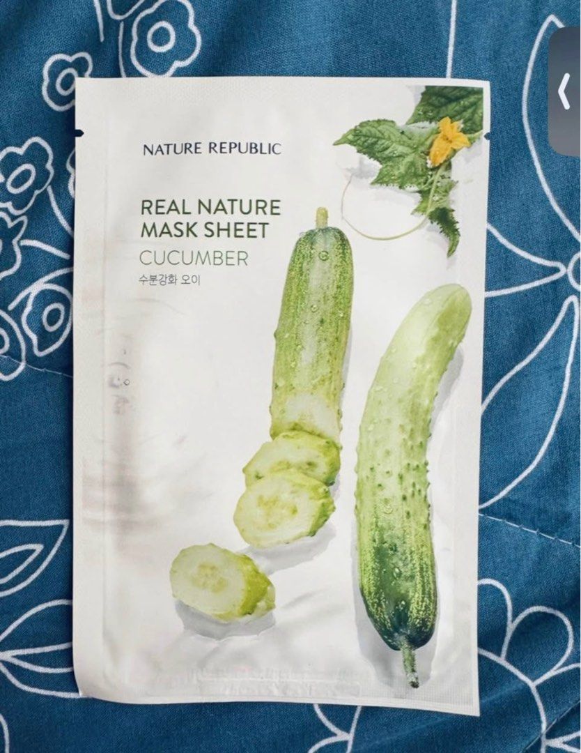 Nature Republic Real Nature Mask Sheet (Category: Face Care) located in San Mateo. Submitted by summerph (Listing ID 1383948379, Image 3). Description: Nature Republic Real Nature Mask Sheet 13 pcs in a box Expiration: Nov 2026 RFS: Decluttering .