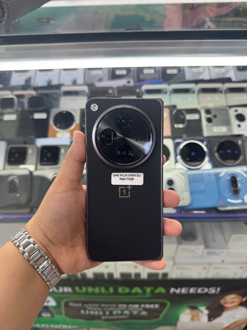 Oneplus Open 5G 512gb Global Complete FU (Category: OnePlus) located in San Juan City. Submitted by keannagadgetph (Listing ID 1383903659, Image 1). Description: Available Units for today's POST One Plus Open / 512gb / FU / Global / complete - any colors available - good condition - 95% Makinis - good battery - No issue / No Repair - Any colors available ~ Accepting SWAP / TRADE IN / INSTALLMENT / BINTA UNIT ~ CASH ON DELIVERY METRO MANILA / LBC 
