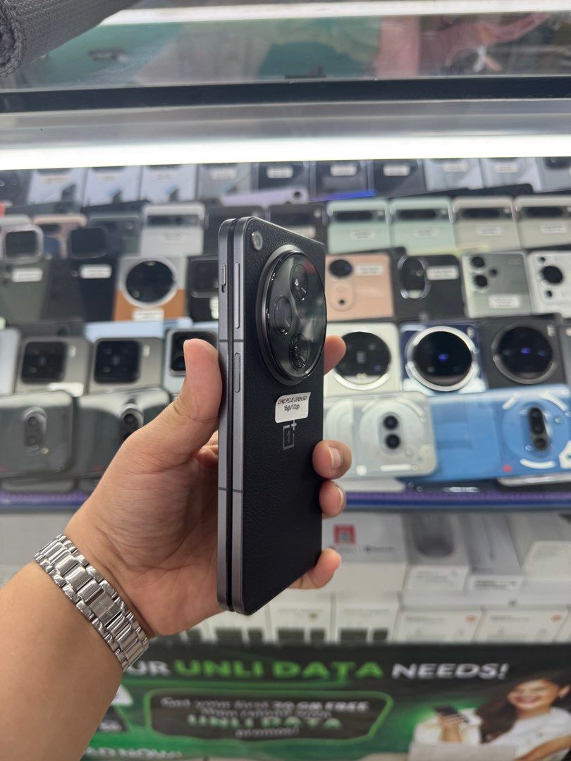 Oneplus Open 5G 512gb Global Complete FU (Category: OnePlus) located in San Juan City. Submitted by keannagadgetph (Listing ID 1383903659, Image 2). Description: Available Units for today's POST One Plus Open / 512gb / FU / Global / complete - any colors available - good condition - 95% Makinis - good battery - No issue / No Repair - Any colors available ~ Accepting SWAP / TRADE IN / INSTALLMENT / BINTA UNIT ~ CASH ON DELIVERY METRO MANILA / LBC 