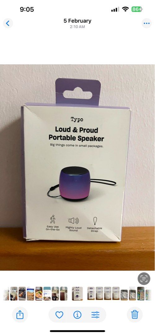 [Only Today Deal ‼️] $99.95 Loud & Powerful Surrounding Sound Bluetooth Portable Speaker (Brand Nee in box)63235537033987115