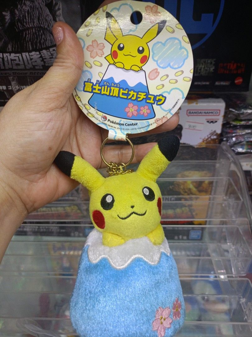 PIKACHU (Category: Plushies & Soft Toys) located in Manila. Submitted by aterizz (Listing ID 1381826933, Image 3). Description: Exclusive/Rare Pokemon Pikachu Mount Fuji Soft Toy (Small) courier : lalamove.