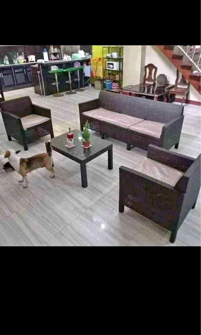 PLASTIC RATTAN SALA SET FREE DELIVERY MOST (Category: Sofas) located in Manila. Submitted by kellychz (Listing ID 1383986022, Image 3). Description: RATTAN SALA SET FREE DELIVERY MOST MATIBAY SAME DAY DELIVERY ON HAND MOP: COD OR GCASH.