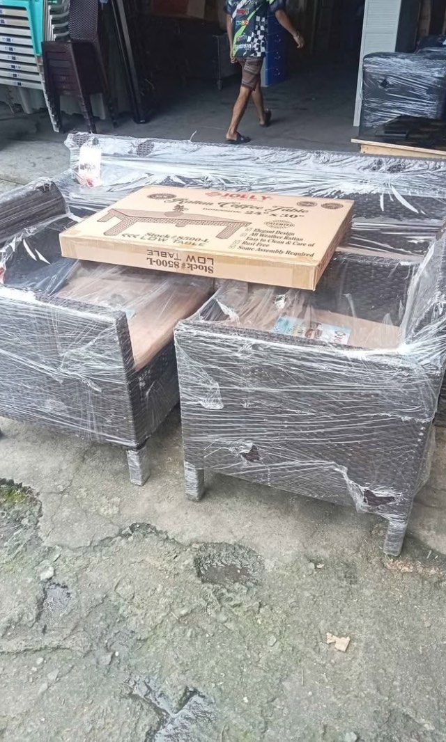 PLASTIC RATTAN SALA SET FREE DELIVERY MOST (Category: Sofas) located in Manila. Submitted by kellychz (Listing ID 1383986022, Image 1). Description: RATTAN SALA SET FREE DELIVERY MOST MATIBAY SAME DAY DELIVERY ON HAND MOP: COD OR GCASH.