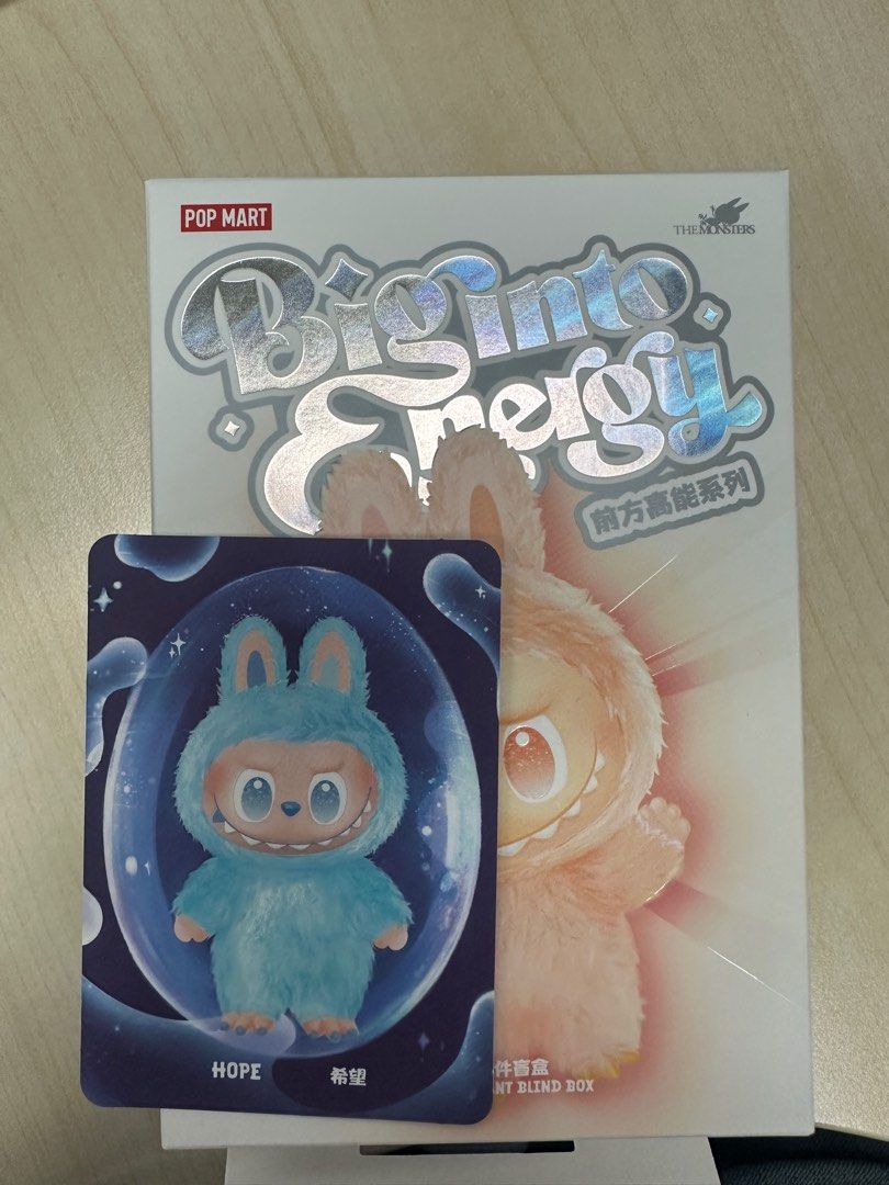 POP MART labubu hope 希望 Hope - Labubu THE MONSTERS Big into Energy Series-Vinyl