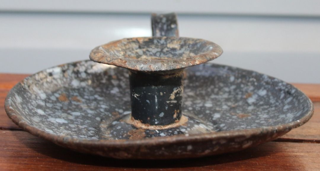 Preloved Metal Wee Willy Winky Candle Holder, Rustic Candle Holder (Category: Home Decor) located in Burnie. Submitted by tasmanianbeauties (Listing ID 1384045742, Image 2). Description: Preloved Metal Wee Willy Winky Candle Holder, Rustic Candle Holder Visit my website, www.tasmanianbeauties.com.au, for this and other great finds. Paypal and credit card facilities available. Farmhouse decor. It is made of metal. It has a maximum diameter of 12.9
