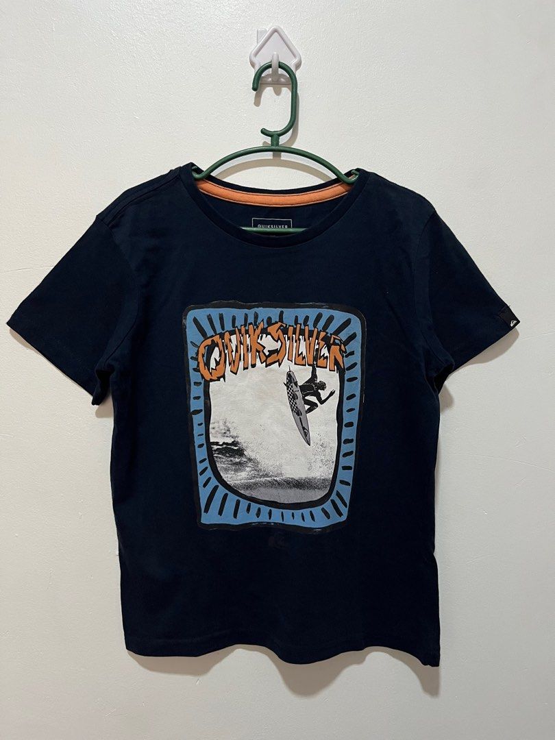 Quiksilver kids graphic tee / tshirt (Category: Babies & Kids Fashion) located in Makati City. Submitted by re.mini (Listing ID 1383903922, Image 1). Description: Quiksilver kids graphic tee / tshirt Likenew condition 4Y on tag P600 Taguig Location.