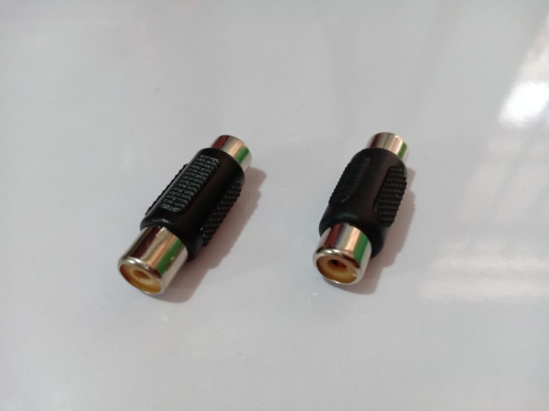 RCA Connector Single Coupling (Metal) (Category: Cables & Adaptors) located in Quezon City. Submitted by matet07 (Listing ID 1383891147, Image 2). Description: RCA Connector Single Coupling (Metal) RCA(female) to RCA(female) -100 each -70 wholesale(6pcs. and above) -with 1 week warranty -accept shipping via GRAB and LALAMOVE COD(buyer's expense) -accept GCASH and PAYMAYA payment -COMPATIBILITY IS BUYER'S RESPONSIBILITY.