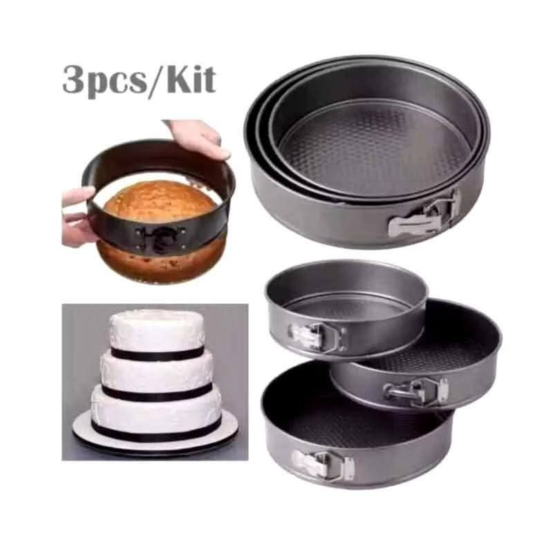 💖Restocks! 3 LAYERS Non Stick Round Cake Molder 💖 (Category: Bakeware) located in Manila. Submitted by iliasjen3082126 (Listing ID 1384038854, Image 3). Description: 💖Restocks! 3 LAYERS Non Stick Round Cake Molder 💖.
