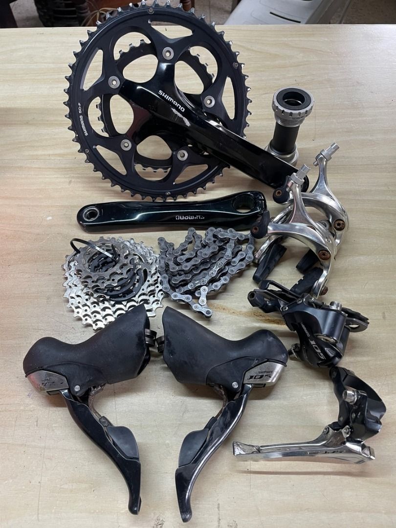 Road Bike Groupsets (Category: Bicycles) located in Manila. Submitted by jeff.o1 (Listing ID 1383864878, Image 3). Description: Road Bike Groupsets Shimano Tiagra 4700 Groupset J (P11000) SOLD Shimano 105 5600 groupset B (P7000) SOLD Shimano 105 5600/ultegra groupset G (P8500) SOLD Shimano 105 5700 Groupset E (P11000) SOLD Shimano 105 5700 groupset H (P8500) SOLD Shimano 105 5800 Groupset I (P13000) SOLD Shimano Ultegra 6500 9s Groupset C (P6500)