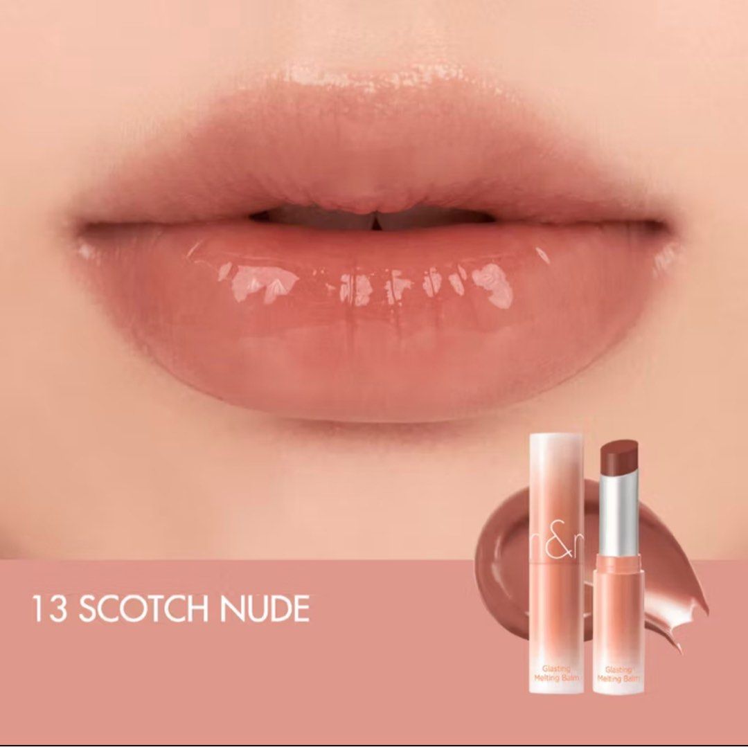 Rom&nd Glasting Melting Balm - 13 Scotch Nude (Category: Makeup) located in Davao. Submitted by msldeclutters (Listing ID 1384014681, Image 1). Description: Rom&nd Glasting Melting Balm - 13 Scotch Nude Brand New/Sealed Buy 2 and get both at only ₱340 RFS: Decluttering bc of too much lip balm stocks.