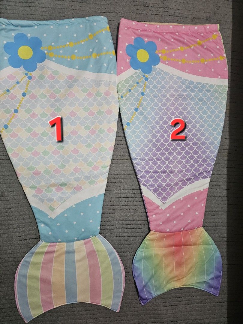Selimut mermaid (Kategori: Orang Tua, Bayi & Anak - Lainnya) berada di Surabaya. Dikirim oleh myownpl (ID iklan 1383887690, Gambar 1). Deskripsi: model mermaid, hanya masuk bagian atas, bagian bawah tertutup tidak ada lubang. bahan super lembut nyaman & tebal. panjang total 131. panjang selimut 97. ada 2 pilihan motif, ukuran semua sama 🥰 harga tertera, harga per pc 🤗 ini barang rare ya, nggak pasaran. kolpri beli di LN, dijual krn gak sempet k