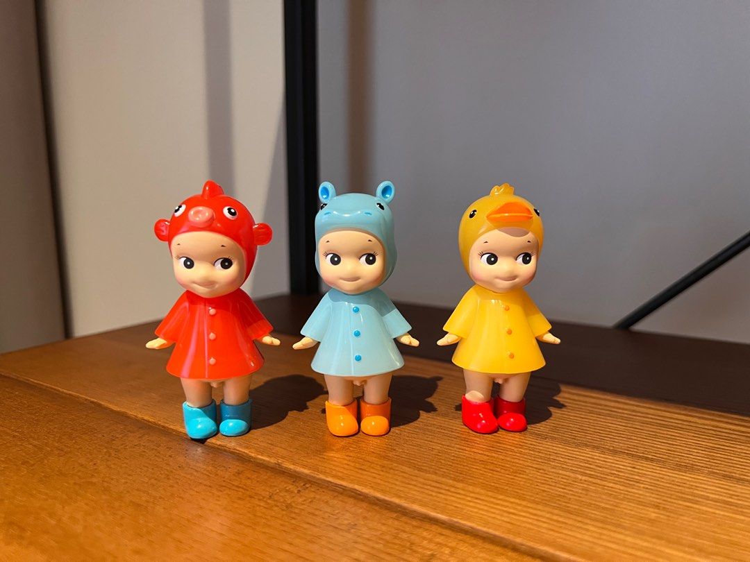 Sonny Angel Rainy Day Series (Category: Designer & Blind Box Toys) located in Quezon City. Submitted by _dolfin (Listing ID 1383933224, Image 1). Description: All with original box and foil slightly negotiable x sensi - DUCK SOLD - FISH AVAILABLE - HIPPO AVAILABLE.