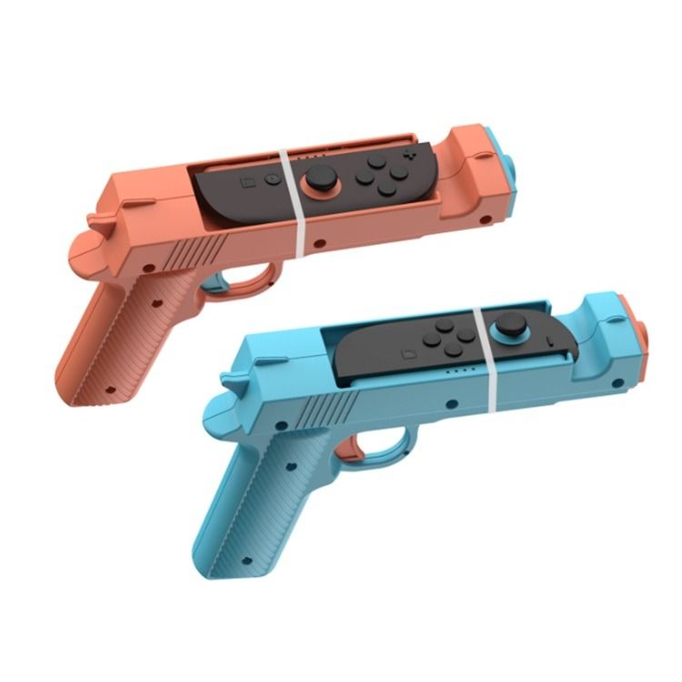 由 appleshop111 (刊登 ID 1383999122，圖片 3) 提交，位於 新北市 (New Taipei) 的 任天堂Switch2 射擊組 Switch2 小手槍 Switch 2 遊戲手把 Switch2 射擊槍 2支裝 (類別：手把控制器)，說明：任天堂Switch2 射擊槍組(2支裝) 精選塑料材質，美觀又實用 即插即用，不需要安裝任何程式或藍芽連接 搭配射擊遊戲使用，先發制人，真的酷斃啦！ 一組有2支，紅、藍各一支，歡迎選購 。