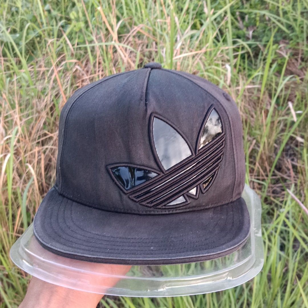 Triple Black Fullcap Adidas, Men's Fashion, Watches & Accessories, Cap ...