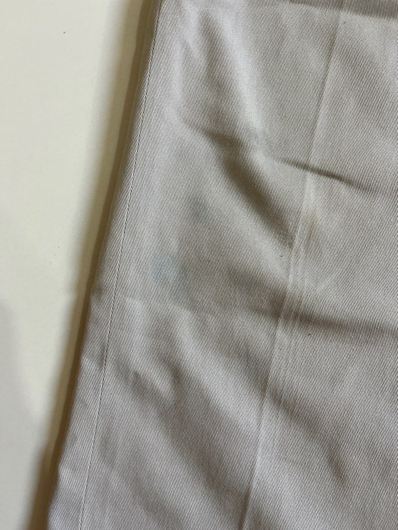 Beige pleated Trousers (Category: Jeans) located in Tacloban City. Submitted by priv_ (Listing ID 1383917024, Image 3). Description: W: 24” Has flaws but barely noticeable .
