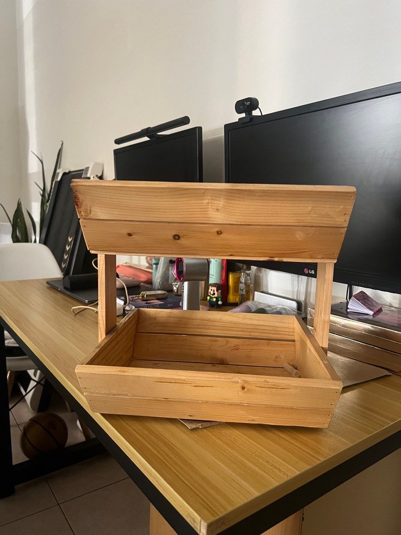 Two tier multi purpose wooden rack (Category: Other Kitchenware & Tableware) located in Cebu City. Submitted by quinching (Listing ID 1383897212, Image 2). Description: .