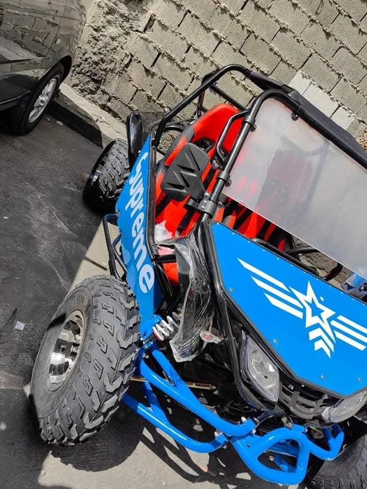 UTV supreme 200cc (Category: Everything Else Others) located in Manila. Submitted by saguittarian06 (Listing ID 1384025169, Image 2). Description: UTV SUPREME 200CC(onhand) SPORTS EDITION 4-STROKE w/ REVERSE SPECIFICATIONS: UTV 200cc Sports Type AGY Quad Bike Full Hydraulic Disc Brake Hand Brake Sports Leather Adjustable Seat Takata Seat Belt Alloy Mag Wheels / 10-Inch Tires 10x10x22 / 10x7x23 Tubeless Tires H4 Head Lights Signal Lights Hazard Li