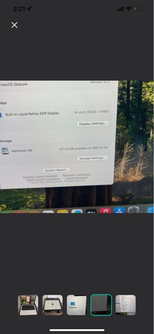 Wts MacBook Pro 14 inch M1 32gb ram 500gb like new63226707523587113