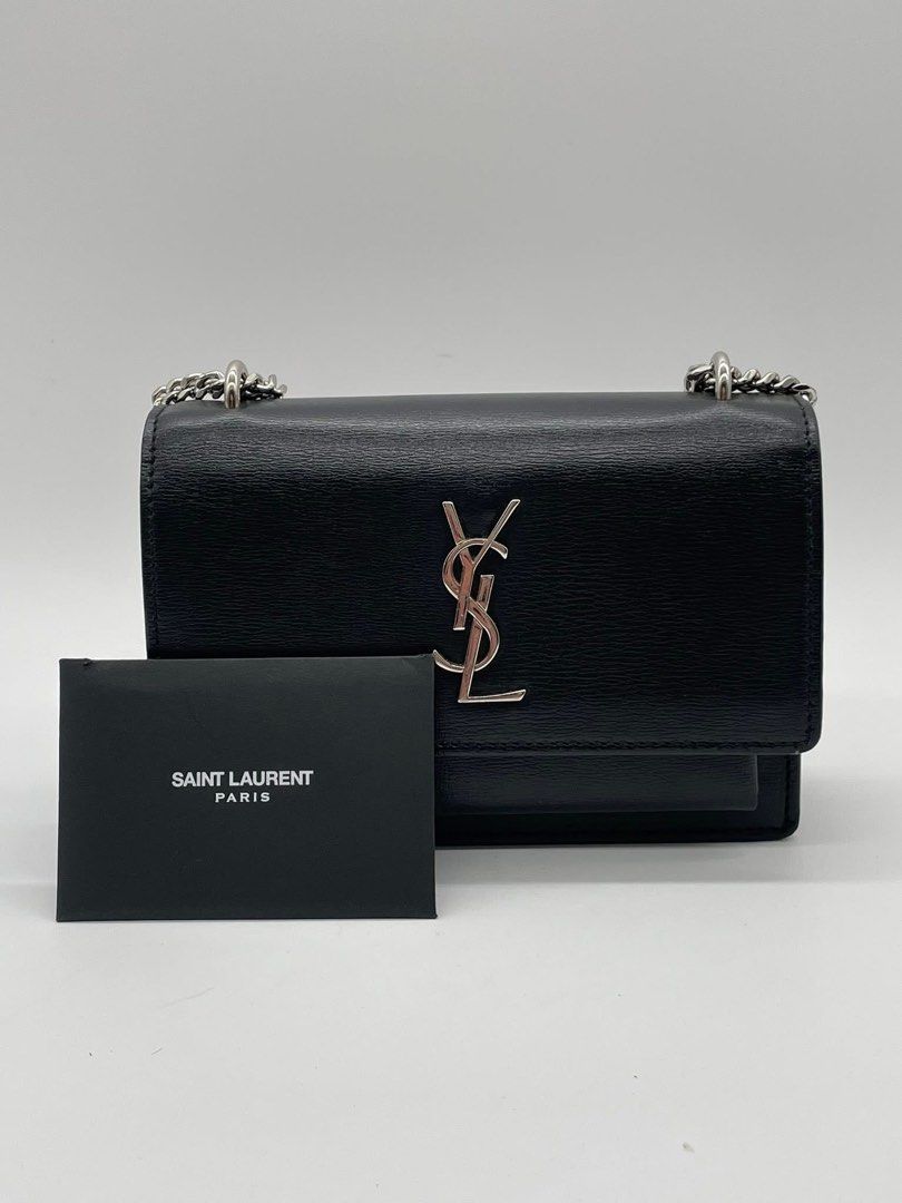 Ysl Sunset mini size (Category: Luxury Bags & Wallets) located in Quezon City. Submitted by jmscm (Listing ID 1383915062, Image 2). Description: YSL Sunset Mini Size Guaranteed Authentic Rank A Condition Inclusion: Booklet Only .
