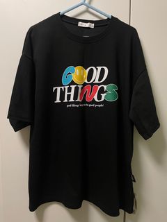哈哈笑  Good Things 黑色 短袖 tee64233811572353110
