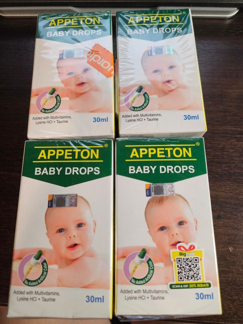 Appleton Baby Drops (Category: Weaning & Toddler Feeding) located in Singapore. Submitted by rahelraj (Listing ID 1378666058, Image 1). Description: 4 boxes of 30ml Appleton Baby drops. Brand new and unopened. Expiry between 01/26 and 05/26.must be picked up in Kembangan..