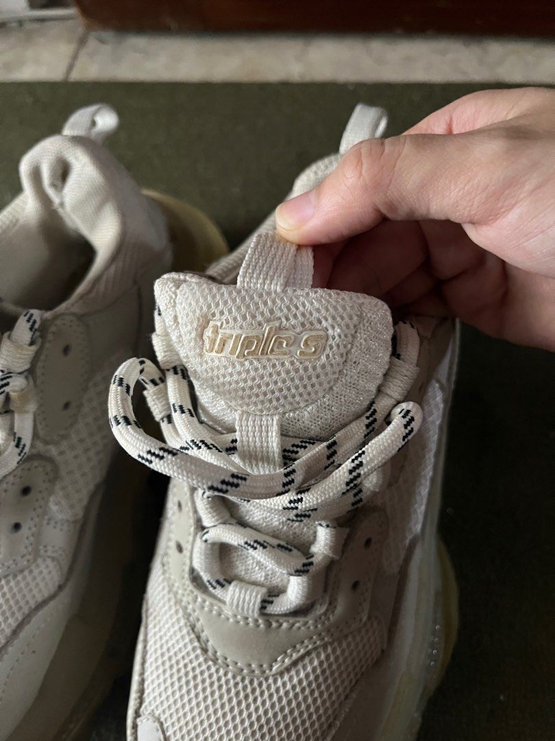 Balenciaga Triple S (Category: Sneakers) located in Paranaque City. Submitted by dnlem (Listing ID 1378585995, Image 2). Description: Balenciage Triple S Sneakers Size : 38 women No box negotiable Rfs: bought it also here in carousell, but got the wrong size.