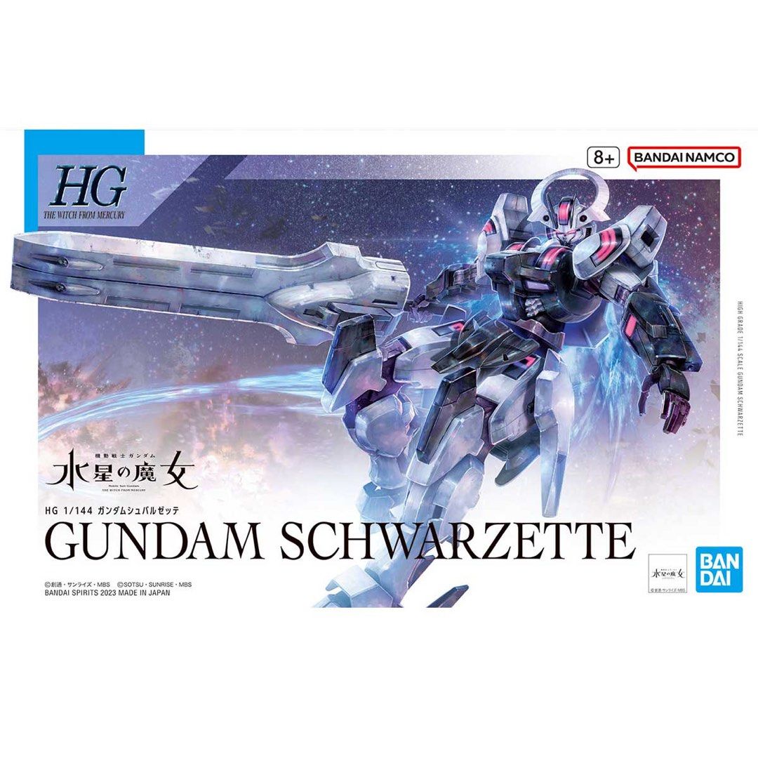 [Bandai] HG Gundam Schwarzette Model Kit (Category: Gundam Model Kits) located in Singapore. Submitted by litavious (Listing ID 1378697439, Image 1). Description: Brand new, unopened Gundam Schwarzette model kit from the Witch from Mercury series. Features detailed articulation and comes with its signature large weapon. Perfect for Gundam enthusiasts and model kit builders. Ready for assembly! .