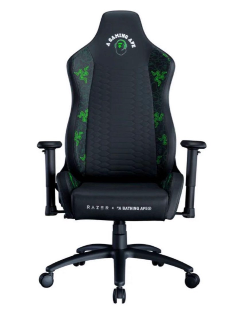 A Bathing Ape BAPE X RAZER NEON CAMO ISKUR X CHAIR 電競椅