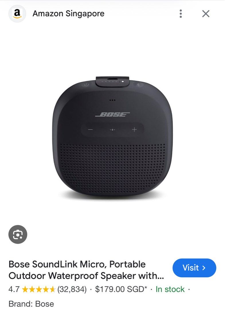 Bose SoundLink Micro Portable Bluetooth Speaker447434897354270721