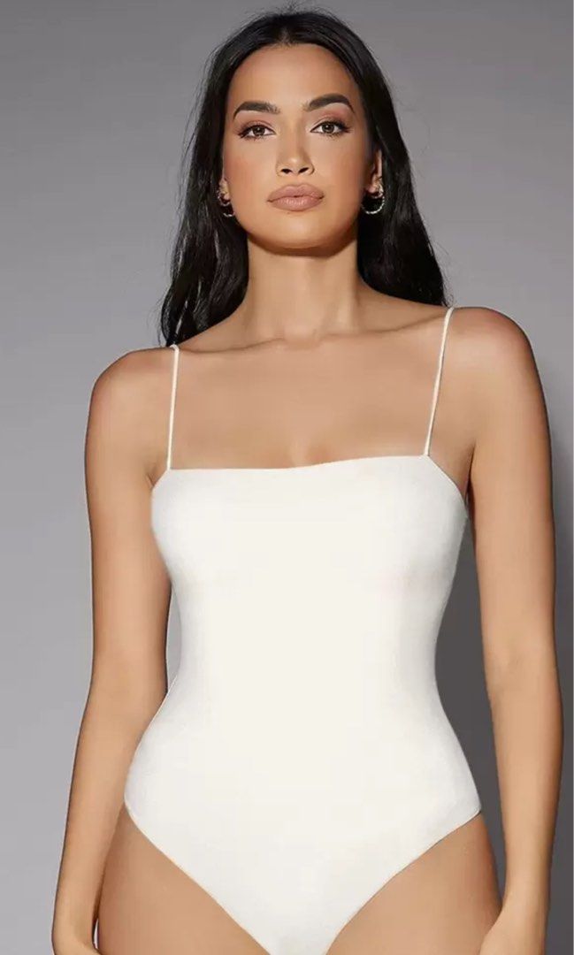 Cami Bodysuit (Category: Others Tops) located in Quezon City. Submitted by cesssl (Listing ID 1378656587, Image 2). Description: Color - White.