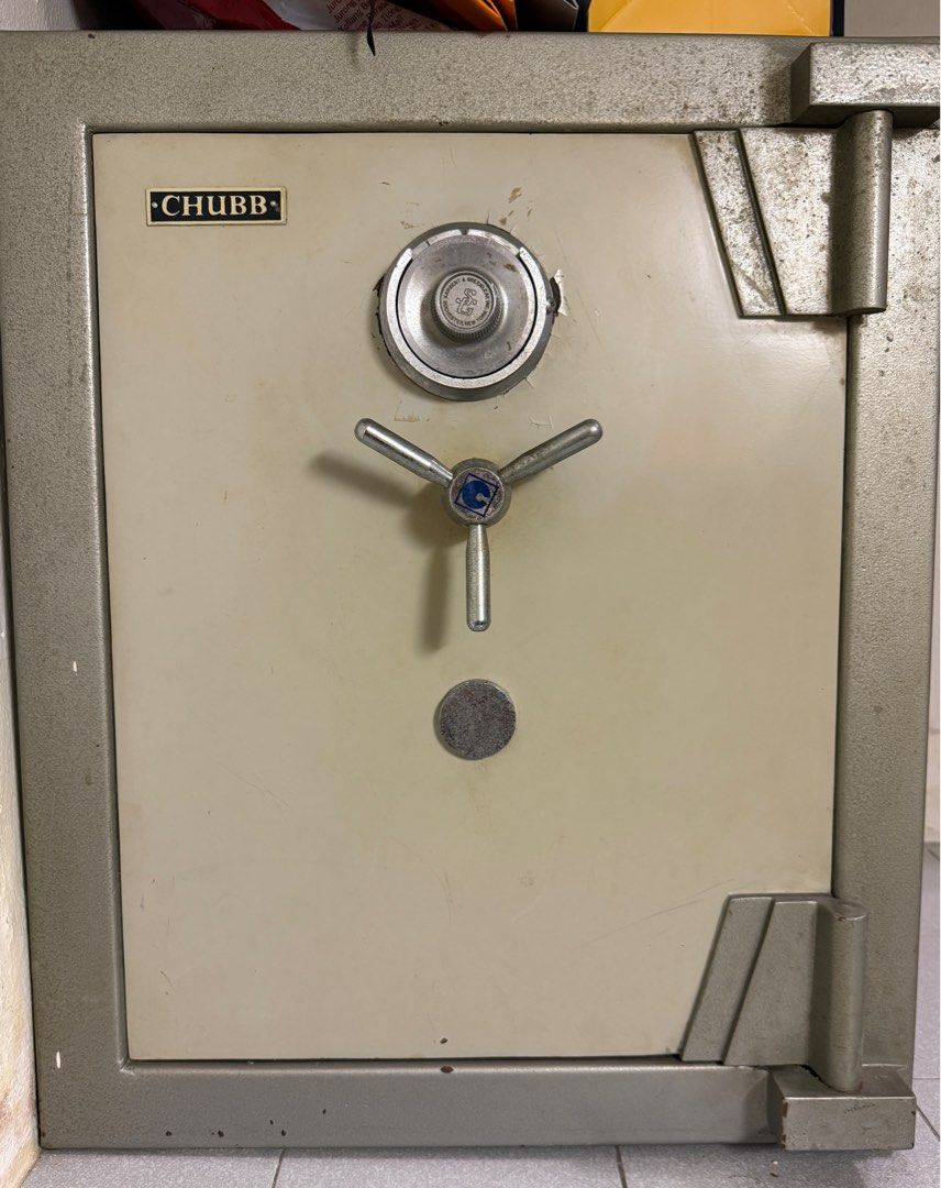 Chubb Safe for sale (Category: Safe) located in Singapore. Submitted by kohtc (Listing ID 1378602314, Image 1). Description: Chubb safe. Full mechanical, dial and key. Big enough for documents and valuables. W52 D 48 H 64 cm Cash and carry ( heavy, need mover).