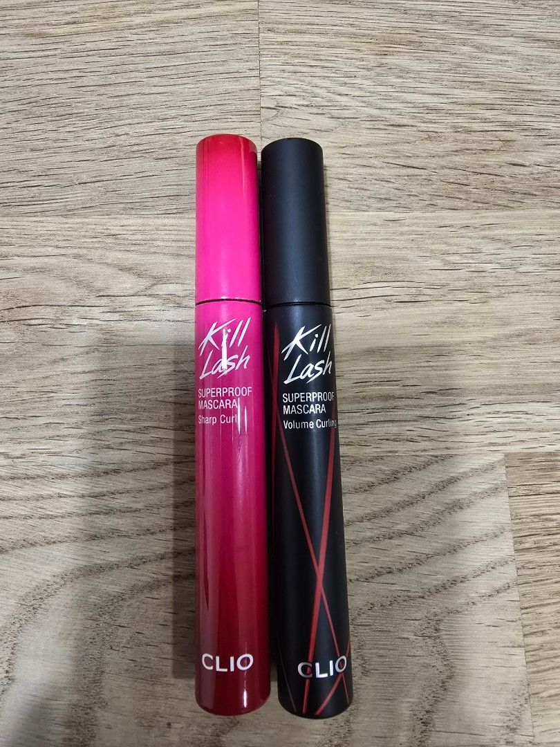 由 vivianliaomm (刊登 ID 1378682713，圖片 1) 提交，位於 台北市 (Taipei) 的 全新CLIO睫毛膏 豐盈／自然 (類別：眼部彩妝、保養)，說明：全新睫毛膏無盒 1.粉色自然款 2027.01.04 $200 2.黑色豐盈款 2027.09.05 $200 不換物 可賣×便。