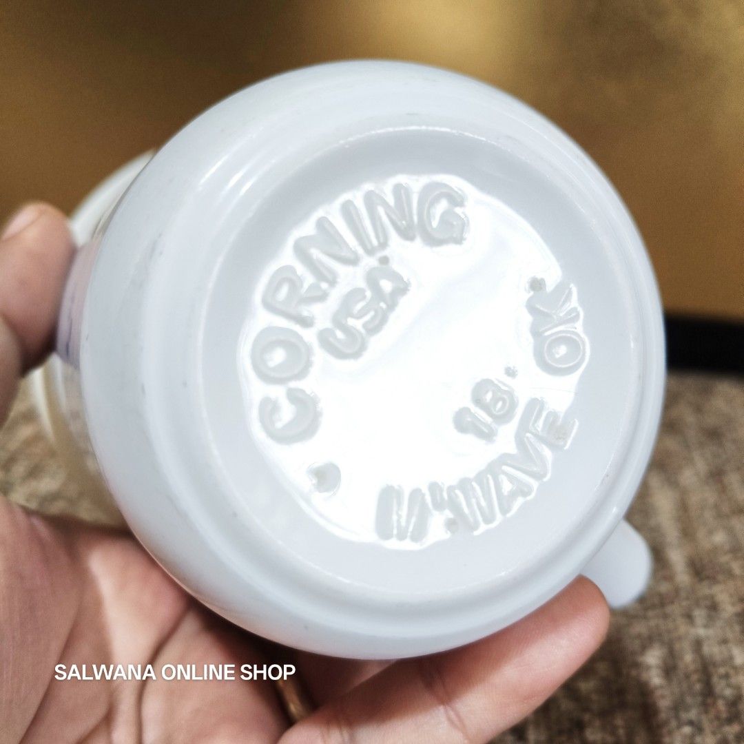 CORNINGWARE PROVINCIAL BLUE MICROWAVABLE MUG 250ML • JAPAN SURPLUS (Category: Coffee & Tea Tableware) located in Mabalacat. Submitted by salwanaonlineshop (Listing ID 1378620037, Image 3). Description: CORNINGWARE PROVINCIAL BLUE MICROWAVABLE MUG 250ML • JAPAN SURPLUS 🇯🇵 Sold per piece 🇯🇵 Microwave safe 🇯🇵 Oven, Dishwasher Safe 🇯🇵 No issue 🇯🇵 Japan Source (Surplus) 🇯🇵 ₱550 EACH 🛒 Follow us on S.H.O.P.E.E and L.A.Z.A.D.A at SALWANA ON