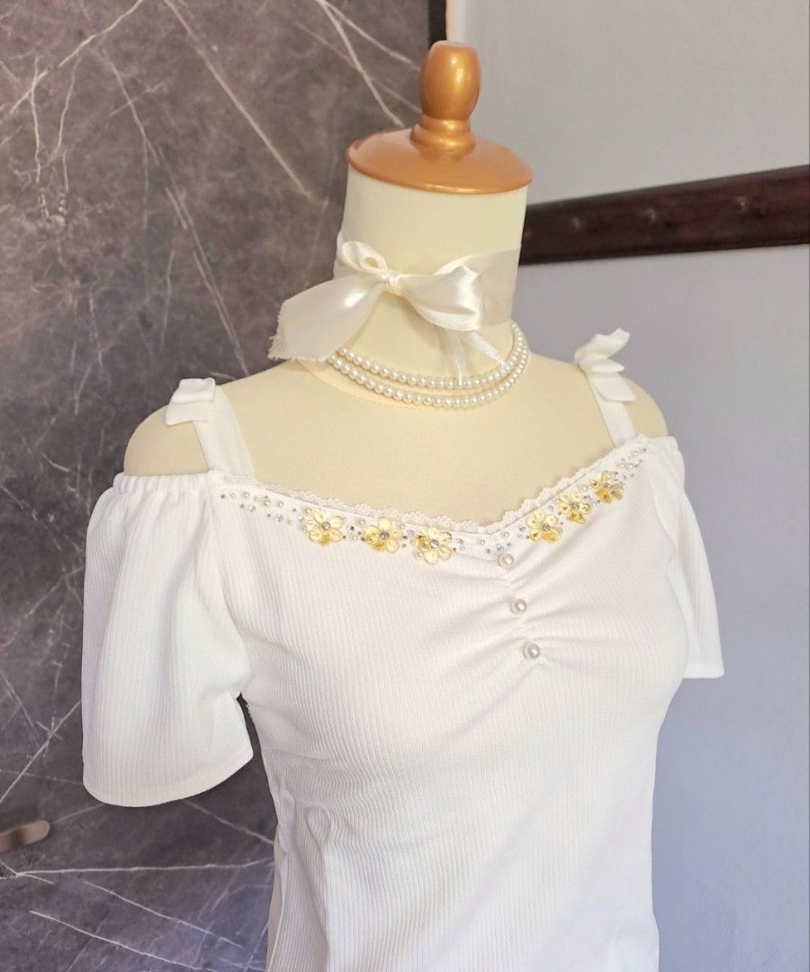 dark coquette / fairycore / cottagecore / lacey blouse / boho floral top / vintage japan y2k / gyaru / grunge goth (Category: Blouses) located in Singapore. Submitted by loveberyl (Listing ID 1378627059, Image 2). Description: EVERYTHING UP FOR SALE UNTIL 11PM ONLY! visit "Love, Beryl" on tele to cop these rare pieces before they're gone ✨️ nothing above $25‼️ ft. Liz Lisa Sweetheart Dress Axes Femme Fairy Lace Cami Gothic Lest Rose Cardigan Gyar