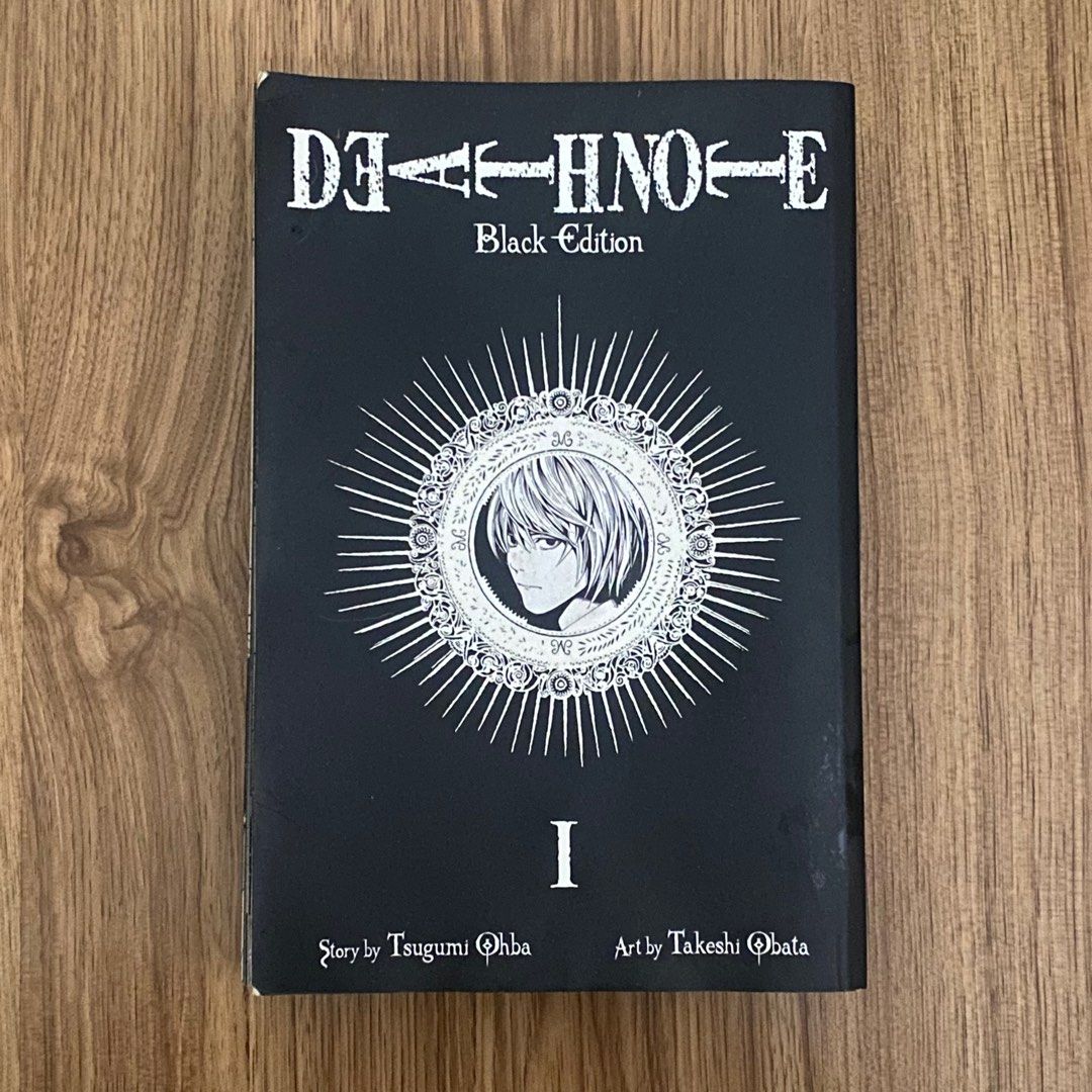 DEATH NOTE Volume I and II Black Version (Category: Comics & Manga) located in Calamba. Submitted by _chnggg (Listing ID 1378683483, Image 1). Description: All pages are in good condition and fully readable Minor page warping due to light rain exposure PAYMENT METHOD : GCash / MAYA.