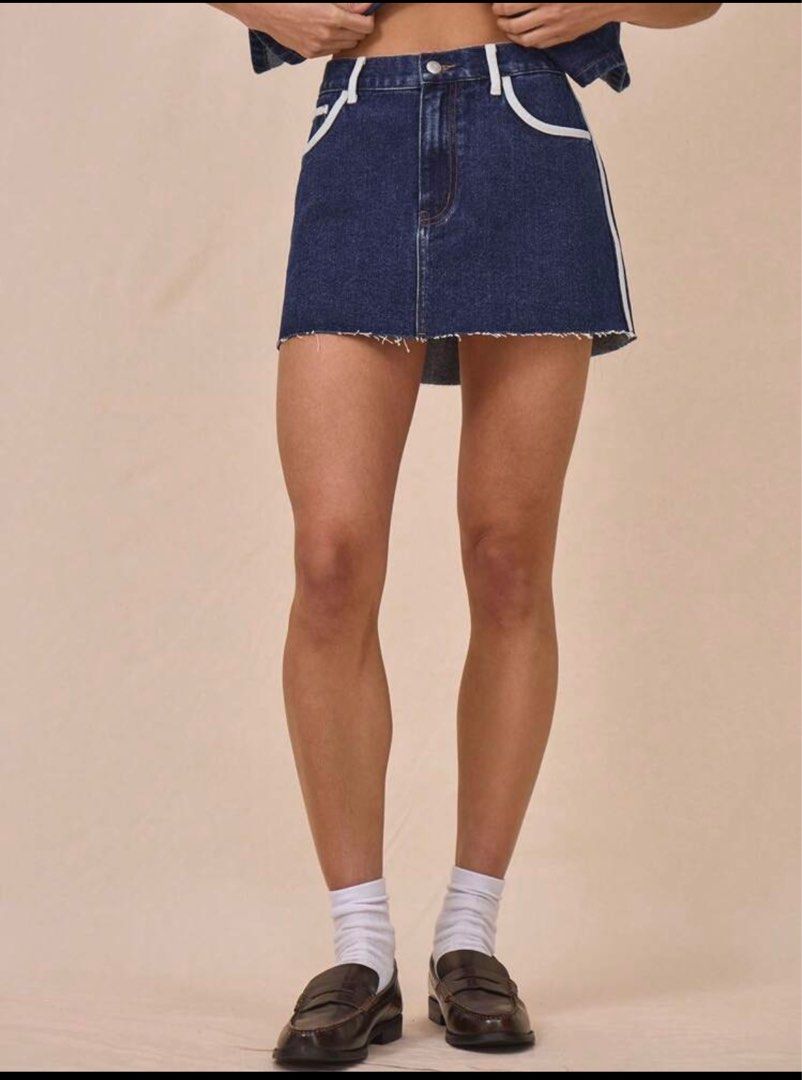 Denim top and skirt coord (Category: Sets or Coordinates) located in Quezon City. Submitted by clothingmanila (Listing ID 1378724135, Image 3). Description: .