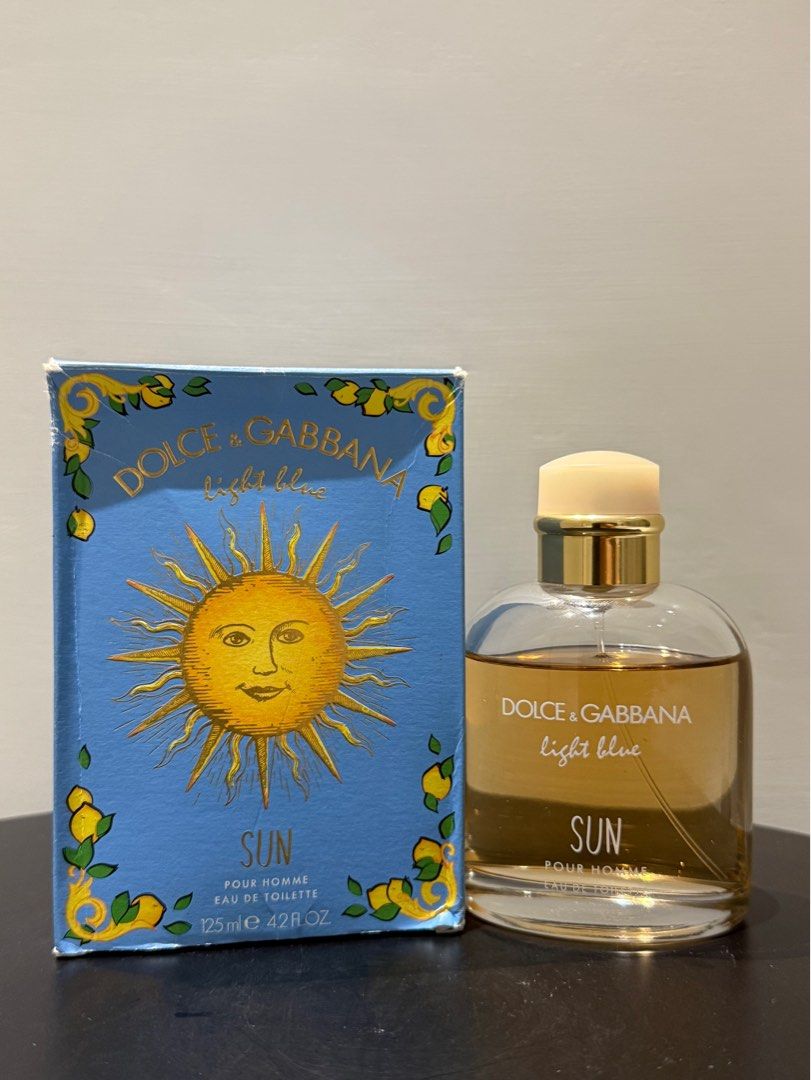 D&G Light Blue Sun Pour Homme 125ml, Kesehatan Kecantikan