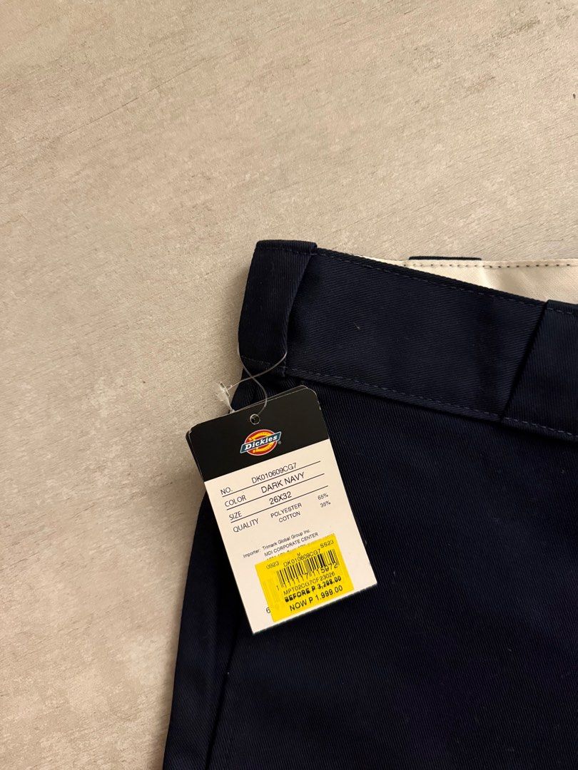 Dickies 874 Work Pants in Navy Blue (Category: Trousers) located in Marikina City. Submitted by s0l4ng3 (Listing ID 1378585486, Image 3). Description: Dickies 874 Work Pants in Navy Blue RFS: Extra pair Got this on sale in a Dickies outlet! Never used, just stored in my closet. Selling low. DM for offers 🤗.