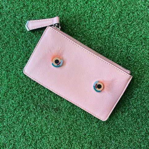 Fendi Card Holder Wallet (Category: Luxury Bags & Wallets) located in Bacolod City. Submitted by classy.glamour (Listing ID 1378664591, Image 1). Description: Fendi Card Holder Wallet Authentic Size: Small Condition: Rank A Flaw: None.