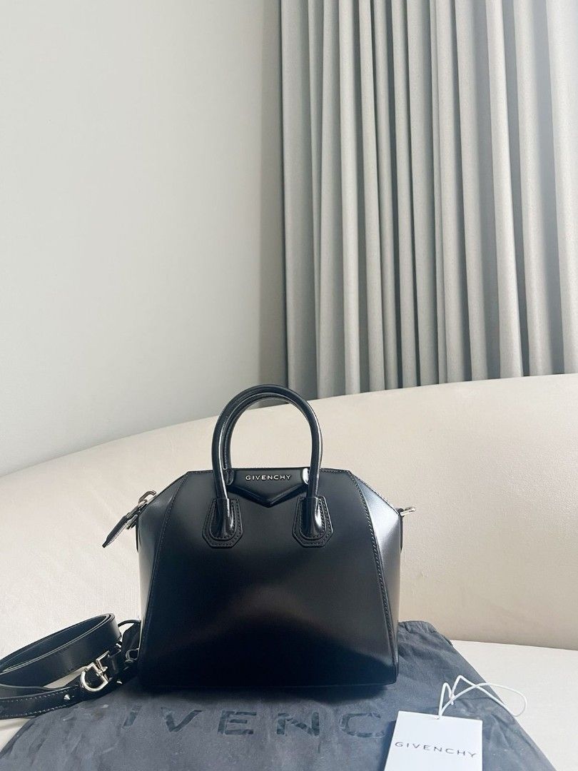 Givenchy mini antigona black smooth shw 2022