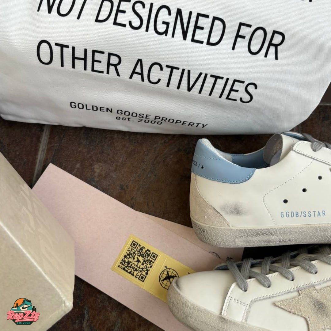 Golden Goose Superstar (Category: Casual Shoes) located in Manila. Submitted by repzty (Listing ID 1378625956, Image 3). Description: On hand and ready to ship! Golden Goose GGDB Baby Blue Superstar- Size 41 (fits size 7-7.5 mens and 8.5-9 womens) 5k each pm for detailed pics.
