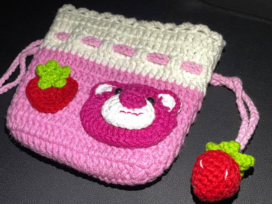 HANDMADE CROCHETED LOTSO INSPIRED SMALL POUCH (Category: Handmade Craft) located in Caloocan City. Submitted by yerisellsph (Listing ID 1378634289, Image 2). Description: 👝 cards can fit 👝 go-to small makeup stuff 👝 jewelries ⚠️ WHAT YOU SEE IS WHAT YOU GET ❌ Non-negotiable ❕PLEASE don’t waste my time if you really don’t have any plans on getting the item☺️ 🚫 JOY RESERVERS AND BOGUS BUYERS WILL BE REPORTED AND BLOCKED.